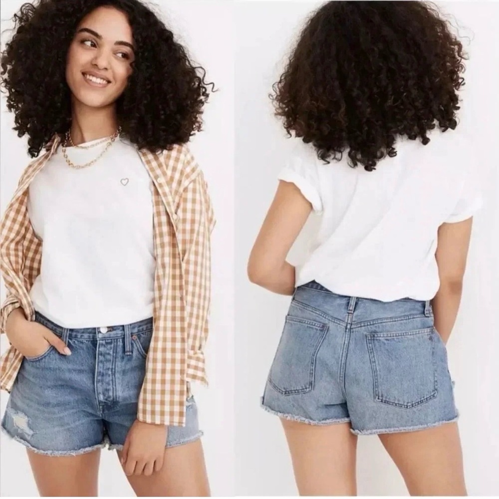 NWT Madewell Relaxed Denim Shorts size 30